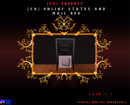 Second Life Marketplace - [EX] Online Status & Mail Box Boxed